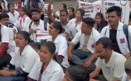 मध्य प्रदेश नर्सिंग छात्र आंदोलन: सीएम हाउस घेराव, परीक्षा और डिग्री की मांग पर प्रदर्शन