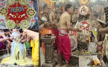 देश की पहली राखी महाकाल को अर्पित: सवा लाख लड्डुओं के महाभोग के साथ उज्जैन में रक्षाबंधन का श्रीगणेश