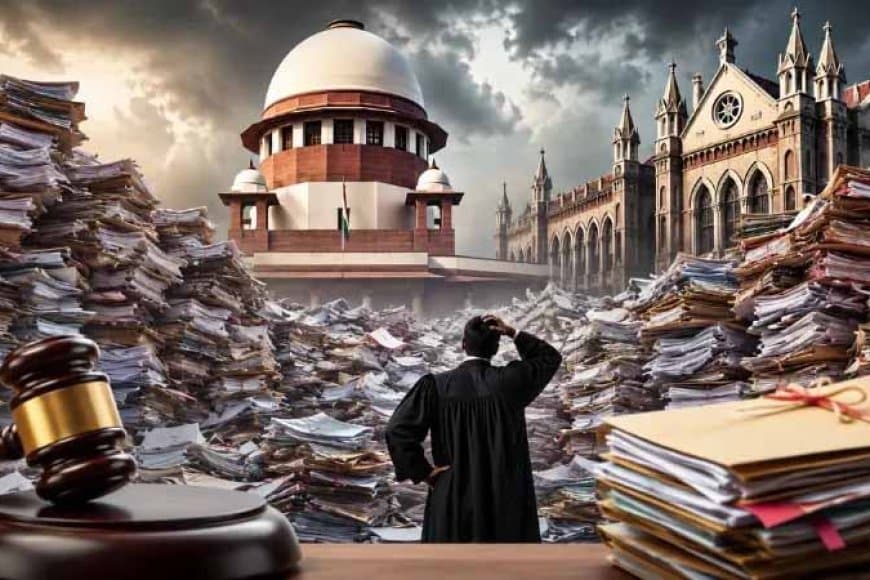 करोड़ों खर्च फिर भी थमा नहीं मुकदमों का बोझ: सुप्रीम कोर्ट में 10 और 25 हाईकोर्ट में 80, 000 हजार केस लंबित