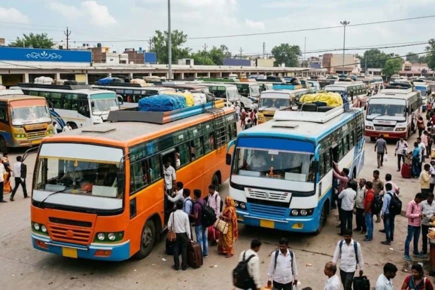 मध्यप्रदेश: रक्षाबंधन पर खुली  लूट... जिम्मेदारों की अनदेखी और बस आपरेटरों की मनमानी... प्लेन से भी महंगा किराया