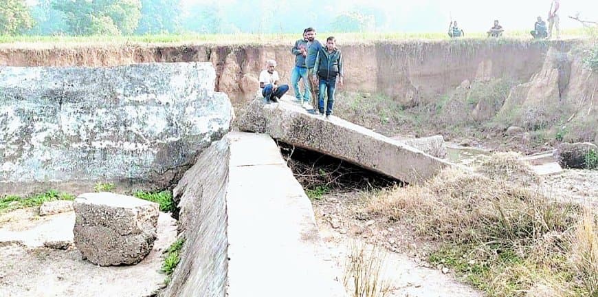 घटिया चेकडैम निर्माण में रिकवरी अटकी, आदेश के एक माह बाद भी कार्रवाई अधूरी रही