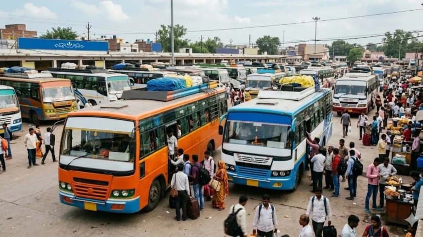 मध्यप्रदेश: रक्षाबंधन पर खुली  लूट... जिम्मेदारों की अनदेखी और बस आपरेटरों की मनमानी... प्लेन से भी महंगा किराया
