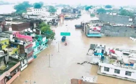 चित्रकूट और एमपी में आफत की बारिश: हादसों में 5 लोगों की मौत, मंदाकिनी खतरे के निशान से तीन मीटर ऊपर