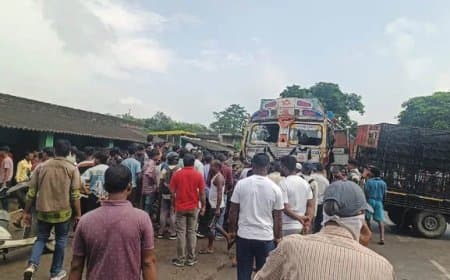 हरियाणा: अनियंत्रित ट्रक ने स्कूल जा रहीं दो छात्राओं को कुचला... मौके पर ही दोनों ने तोड़ा दम, ट्रक चालक फरार