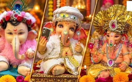 गणेशोत्सव: सुबह से गूंजे जयकारे... इंदौर में सात करोड़ के आभूषणों से सजे खजराना के भगवान श्रीगणेश