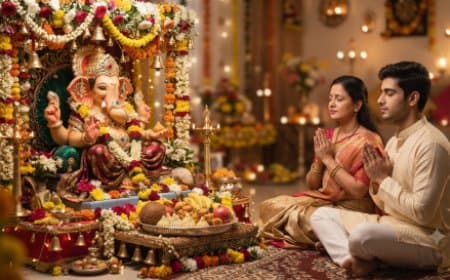 गणेश मंदिरों में गूंजा 'गणपति बप्पा मोरया' का जयकारा, विशेष श्रृंगार और महाभोग से सजे दरबार