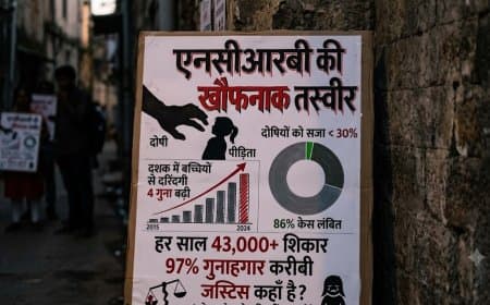 खौफनाक तस्वीर: एक दशक में बच्चियों से दरिंदगी के मामले 4 गुना बढ़े, 86 फीसदी केस अदालतों में लंबित