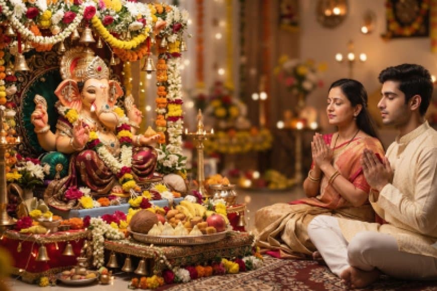 गणेश मंदिरों में गूंजा 'गणपति बप्पा मोरया' का जयकारा, विशेष श्रृंगार और महाभोग से सजे दरबार