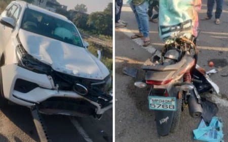 मध्यप्रदेश: राजगढ़ विधायक की कार ने बाइक सवारों को मारी टक्कर, पिता की मौत और बेटा गंभीर रूप से घायल