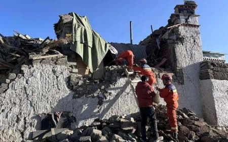 तिब्बत में तबाही: 7 तीव्रता का आया भूकंप, 16 की मौत, 54 घायल....10 किमी गहराई में था केंद्र