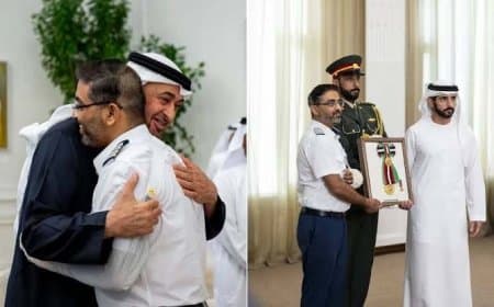 यूएई में कैप्टन स्मित सम्मानित: दुबई के राष्ट्रपति ने गले लगाकर किया सलाम, इस्राइल भी देगा ‘नागरिक वीरता’