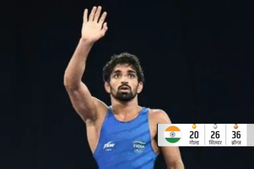 एशियन गेम्स 2026: पहलवान अमन सहरावत ने रचा इतिहास, भारत को दिलाया 20वां स्वर्ण पदक