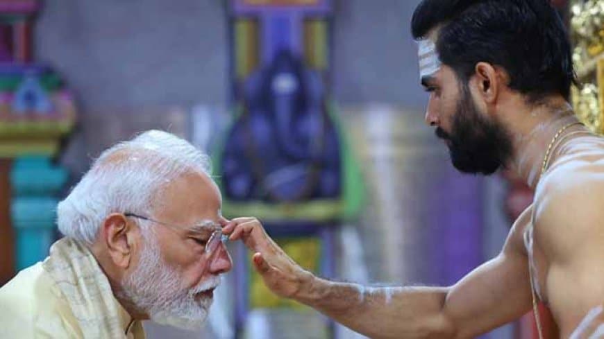 प्रधानमंत्री नरेंद्र मोदी के सरकार प्रमुख के रूप में 25 वर्ष: श्री विनायक मंदिर में पूजा कर की देश की समृद्धि की कामना