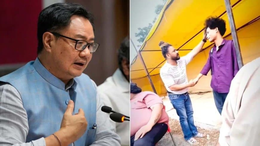 त्रिपुरा के युवक से नस्लीय दुर्व्यवहार पर बवाल: रिजिजू ने दी चेतावनी, विवाद बढ़ता देख आमिर शोकीन ने मांगी माफी