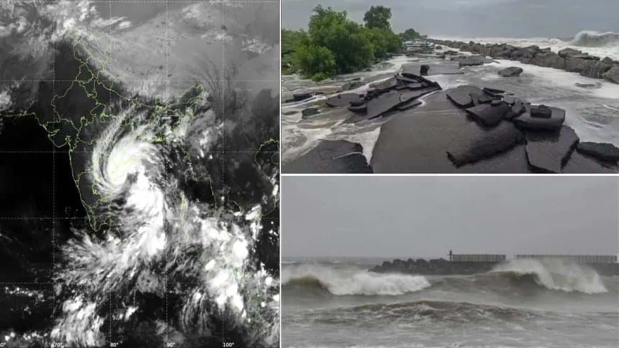 तूफान अर्नब देर रात आंध्रप्रदेश से टकराया... 50 ट्रेन-21 फ्लाइट कैंसिल, स्कूल और कॉलेज बंद... हाई अलर्ट तूफान अर्नब देर रात आंध्रप्रदेश से टकराया... 50 ट्रेन-21 फ्लाइट कैंसिल, स्कूल और कॉलेज बंद... हाई अलर्ट
