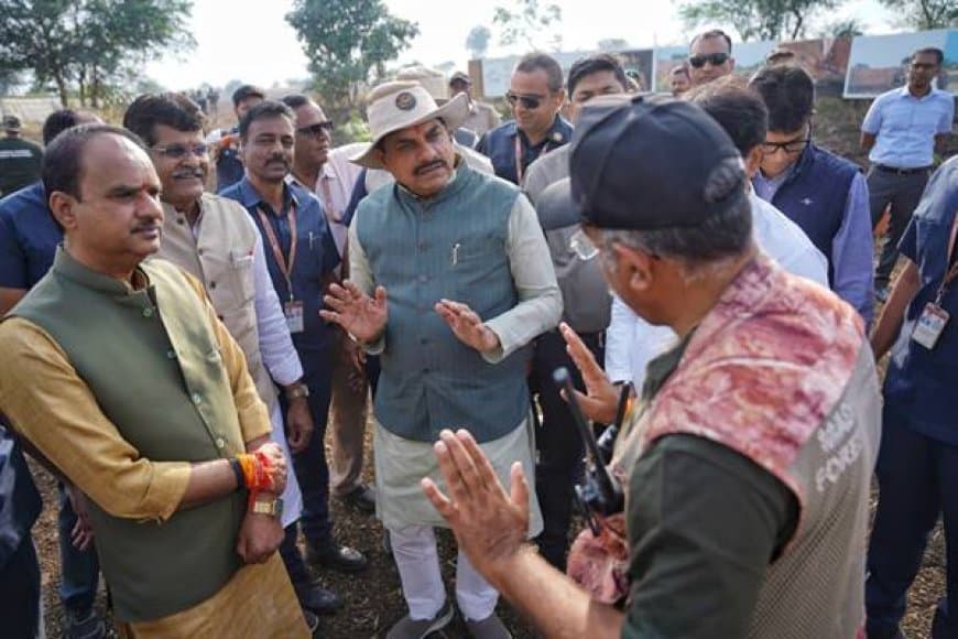 शाजापुर में अफ्रीका की ‘बोमा तकनीक’ से 2000 कृष्णमृगों का रेस्क्यू, CM मोहन यादव ने जाना अभियान का हाल