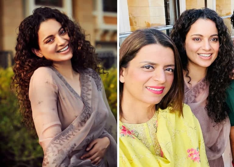 Kangana Ranaut Looks Gorgeous In Her Brother's Wedding Pictures. Take A Look