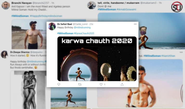 Milind Soman Shares Naked Running On His Birthday, Twitter Reacts