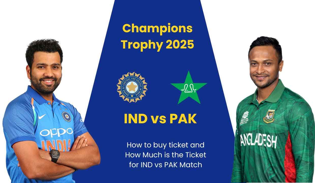 ICC Champions Trophy 2025: How Much is the Ticket for IND vs PAK Match, Book Your Seat Like This