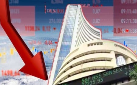 शेयर बाजार में गिरावट... 230 अंक टूटा सेंसेक्स