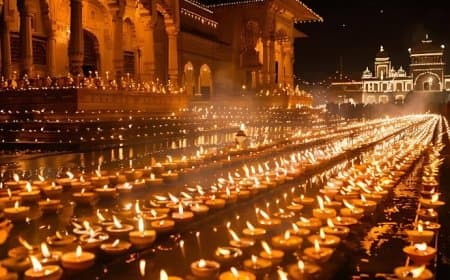 दीपोत्सव... श्रीराम पथ गमन क्षेत्र 3,51,111 दीपों से होगा रोशन