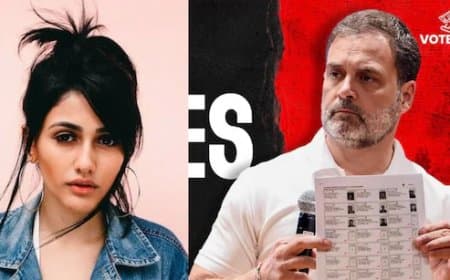 राहुल गांधी ने बोला झूठ... ब्राजील की मॉडल इंडिया में वोटिंग से हैरान