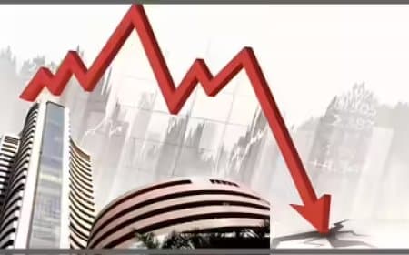 बाजार में गिरावट... चौथे दिन लुढ़का सेंसेक्स...निफ्टी का भी हाल बेहाल
