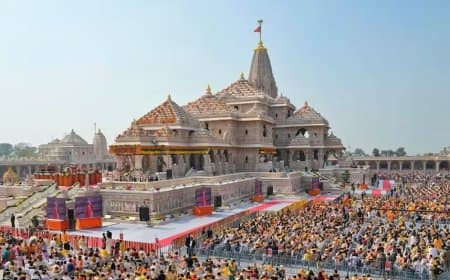 प्राण प्रतिष्ठा के दो साल: आकर्षण का केंद्र राम की मूर्ति-धर्मध्वजा