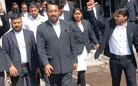 शिवपुरी अधिवक्ता हत्याकांड का विरोध: भोपाल में वकीलों का काम बंद, एडवोकेट प्रोटेक्शन एक्ट की मांग तेज