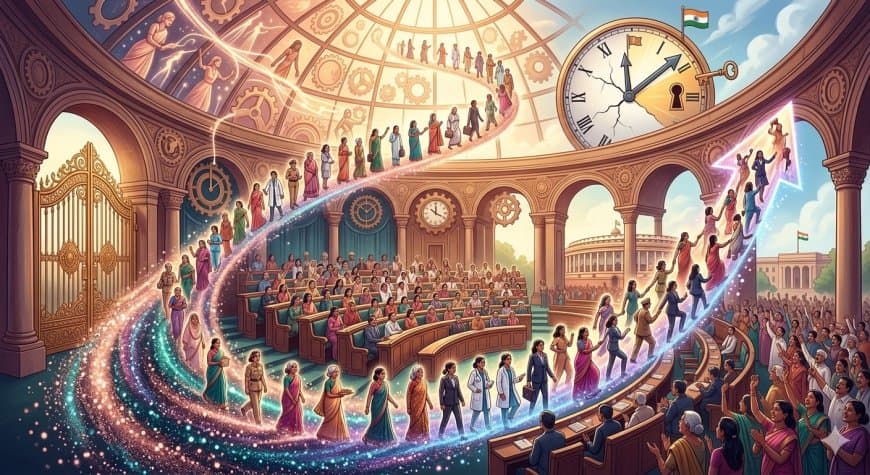 2034 का इंतज़ार नहीं, अगले चुनाव से ही महिलाओं को मिलेगा 33% हक! 2034 का इंतज़ार नहीं, अगले चुनाव से ही महिलाओं को मिलेगा 33% हक!