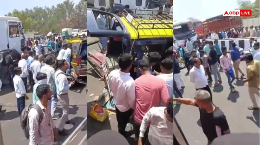 महाराष्ट्र: सीमेंट मिक्सर और वैन की टक्कर... 11 लोगों की मौत महाराष्ट्र: सीमेंट मिक्सर और वैन की टक्कर... 11 लोगों की मौत