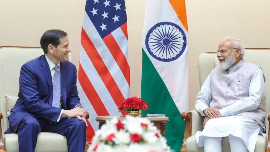 PM Modi Marco Rubio Meeting: अमेरिकी विदेश मंत्री मार्को रुबियो ने पीएम मोदी को दिया व्हाइट हाउस का न्योता PM Modi Marco Rubio Meeting: अमेरिकी विदेश मंत्री मार्को रुबियो ने पीएम मोदी को दिया व्हाइट हाउस का न्योता