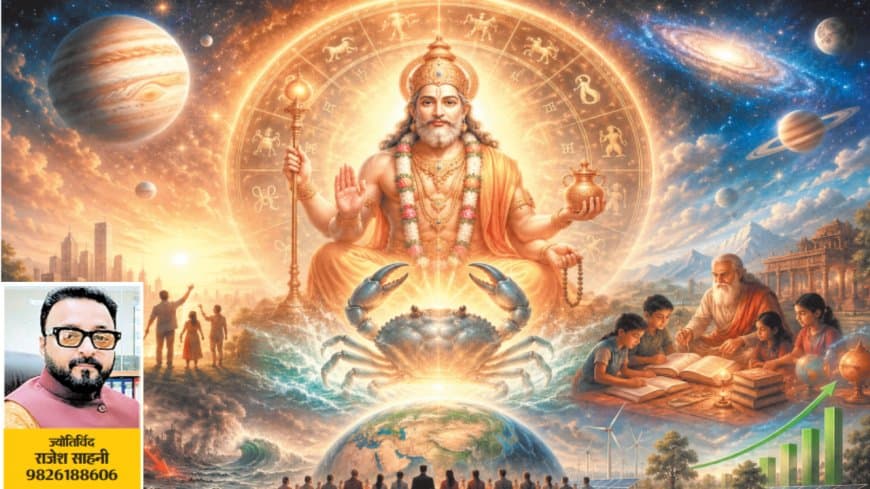 शीर्षक (14 शब्द) उच्च राशि कर्क में गुरु प्रवेश, बदलेंगे भाग्य और विश्व के समीकरण शीर्षक (14 शब्द) उच्च राशि कर्क में गुरु प्रवेश, बदलेंगे भाग्य और विश्व के समीकरण