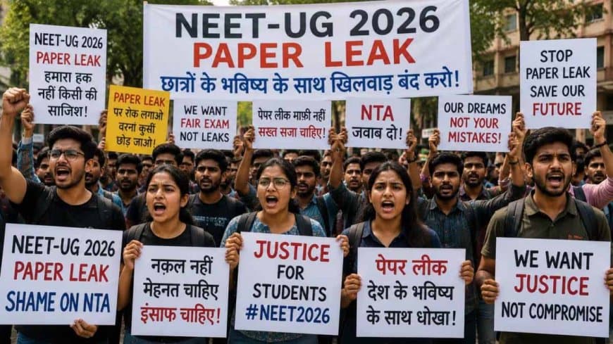 दुखद: दो दिन चार नीट छात्रों ने की आत्महत्या... देशभर में परीक्षा कैंसिल होने से अब तक 12 बच्चे दे चुके जान दुखद: दो दिन चार नीट छात्रों ने की आत्महत्या... देशभर में परीक्षा कैंसिल होने से अब तक 12 बच्चे दे चुके जान