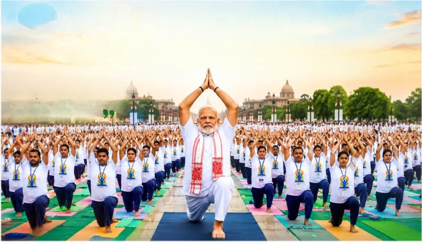 विश्व योग दिवस आज: पीएम मोदी ने किए चार आसन... बोले- ये सिर्फ व्यायाम नहीं, मानव आत्मा की अभिव्यक्ति विश्व योग दिवस आज: पीएम मोदी ने किए चार आसन... बोले- ये सिर्फ व्यायाम नहीं, मानव आत्मा की अभिव्यक्ति