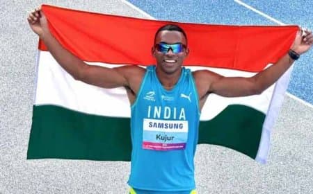 बुलंद भारत: जर्मनी के ट्रैक पर भारतीय अनिमेष ने 10.14 सेकंड में 100 मीटर दौड़कर रचा इतिहास बुलंद भारत: जर्मनी के ट्रैक पर भारतीय अनिमेष ने 10.14 सेकंड में 100 मीटर दौड़कर रचा इतिहास