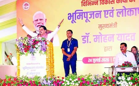 पन्ना को 184 करोड़ विकास सौगात, मुख्यमंत्री ने मेडिकल कॉलेज और समान कानून का संकल्प दोहराया पन्ना को 184 करोड़ विकास सौगात, मुख्यमंत्री ने मेडिकल कॉलेज और समान कानून का संकल्प दोहराया