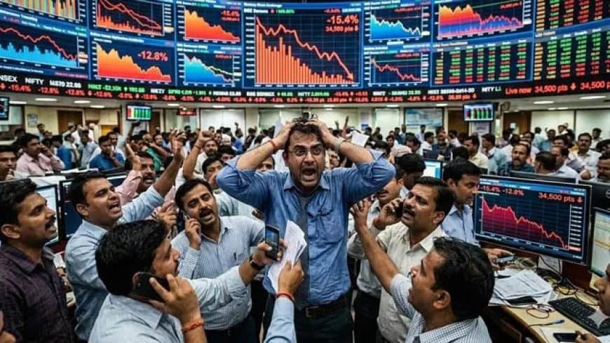औंधे मुंह गिरा शेयर बाजार...सेंसेक्स 550 अंक टूटा और निफ्टी 24250 से नीचे... कच्चे तेल में उछाल औंधे मुंह गिरा शेयर बाजार...सेंसेक्स 550 अंक टूटा और निफ्टी 24250 से नीचे... कच्चे तेल में उछाल