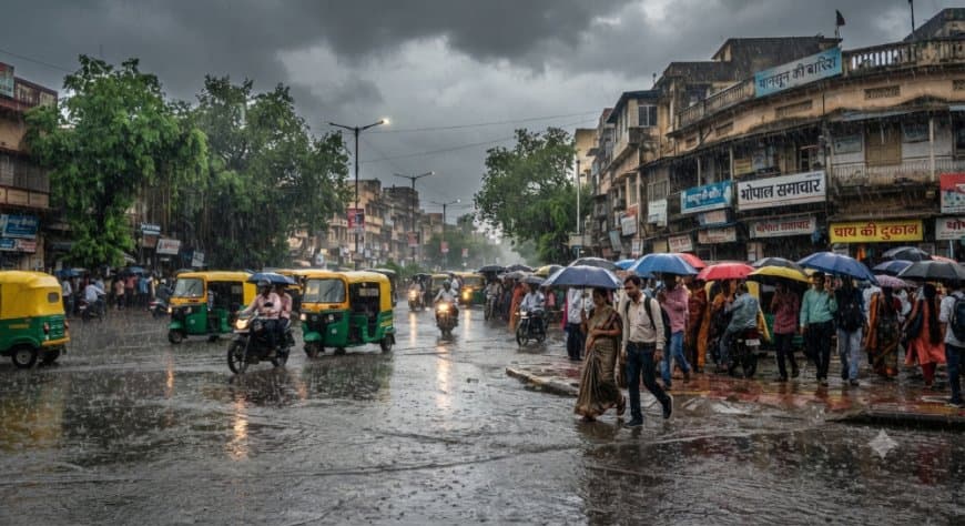 MP Weather Update: मध्य प्रदेश के इन जिलों में भारी बारिश और आंधी का अलर्ट, जानें कल कैसा रहेगा मौसम MP Weather Update: मध्य प्रदेश के इन जिलों में भारी बारिश और आंधी का अलर्ट, जानें कल कैसा रहेगा मौसम