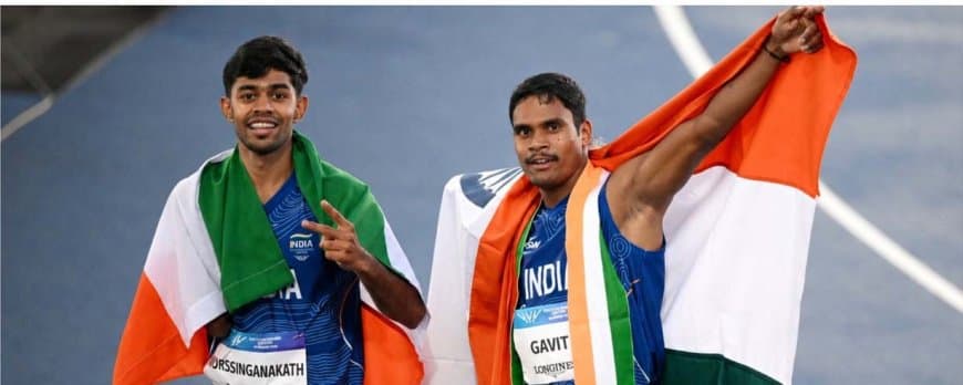 कॉमनवेल्थ गेम्स: भारत के गावित ने जीता तीसरा गोल्ड... लॉन्ग जंप में मुरली की चांदी...पदक तालिका में 8वें स्थान कॉमनवेल्थ गेम्स: भारत के गावित ने जीता तीसरा गोल्ड... लॉन्ग जंप में मुरली की चांदी...पदक तालिका में 8वें स्थान