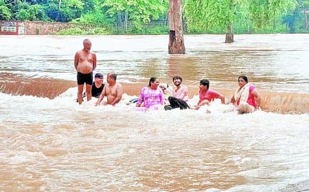 सतना में बारिश का कहर, नाले में चरवाहा बहा, चित्रकूट में गुप्त गोदावरी बंद, मंदाकिनी उफान पर