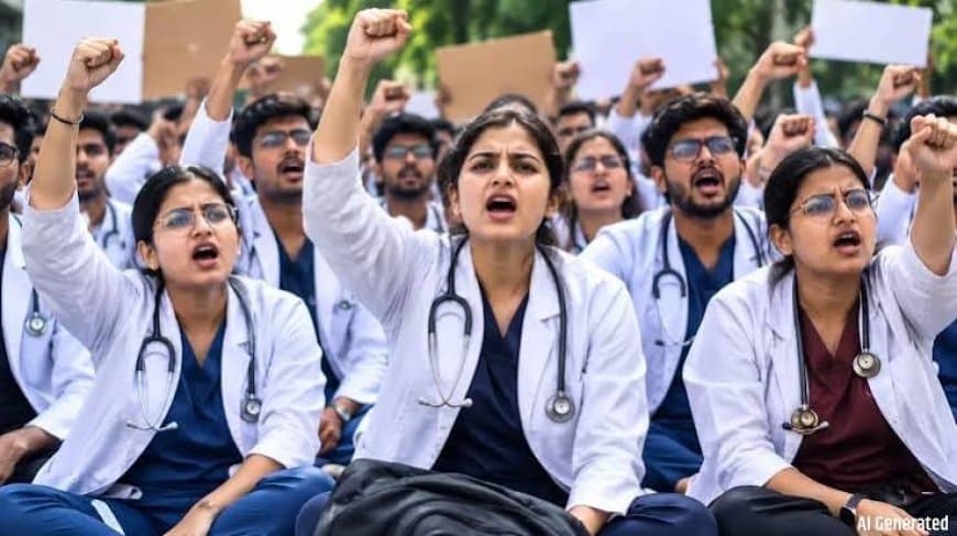 MP MBBS Interns Strike: स्टाइपेंड बढ़ाने की मांग को लेकर मध्य प्रदेश के 3600 इंटर्न डॉक्टर हड़ताल पर, स्वास्थ्य सेवाएं प्रभावित MP MBBS Interns Strike: स्टाइपेंड बढ़ाने की मांग को लेकर मध्य प्रदेश के 3600 इंटर्न डॉक्टर हड़ताल पर, स्वास्थ्य सेवाएं प्रभावित