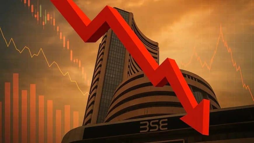 फिर लुढ़का भारतीय शेयर बाजार.... सेंसेक्स 300 अंक गिरा... निफ्टी गिरकर 24,500 से नीचे तक पहुंचा फिर लुढ़का भारतीय शेयर बाजार.... सेंसेक्स 300 अंक गिरा... निफ्टी गिरकर 24,500 से नीचे तक पहुंचा