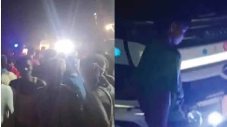 बिहार में आर्केस्ट्रा देख रहे लोगों को बस ने कुचला... पांच ने तोड़ा दम...मातम में बदलीं छठिहार समारोह की खुशियां बिहार में आर्केस्ट्रा देख रहे लोगों को बस ने कुचला... पांच ने तोड़ा दम...मातम में बदलीं छठिहार समारोह की खुशियां