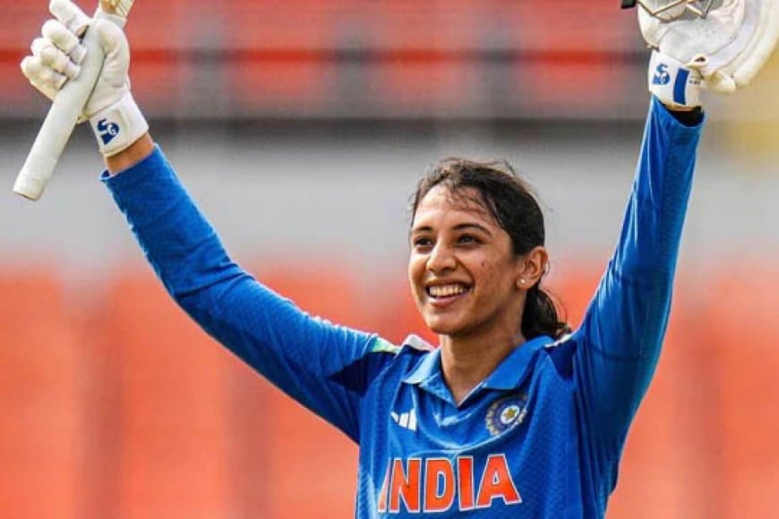 स्मृति मंधाना ने रचा इतिहास: बनीं महिला इंटरनेशनल क्रिकेट में सबसे ज्यादा रन बनाने वाली पहली खिलाड़ी