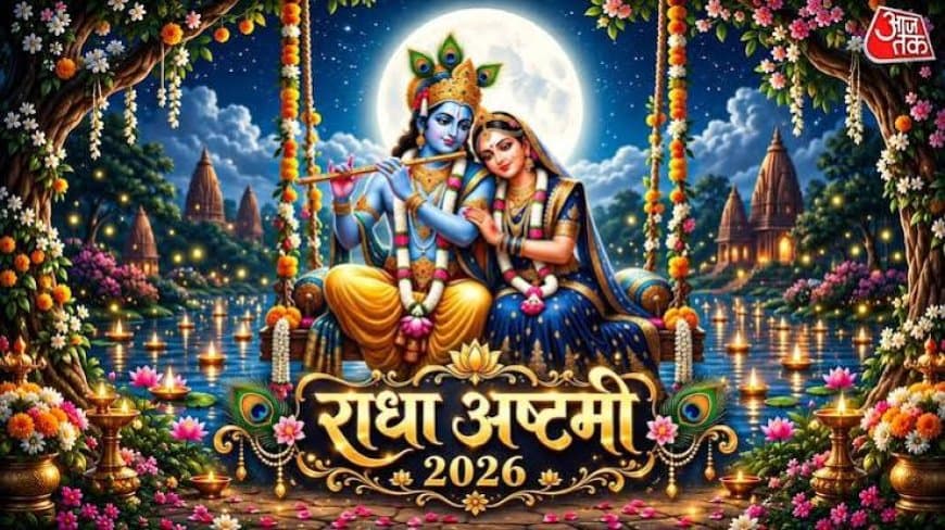 राधा अष्टमी 2026: शुभ मुहूर्त, पूजा विधि, मंत्र और आरती | Radha Ashtami 2026 Date and Shubh Muhurat राधा अष्टमी 2026: शुभ मुहूर्त, पूजा विधि, मंत्र और आरती | Radha Ashtami 2026 Date and Shubh Muhurat