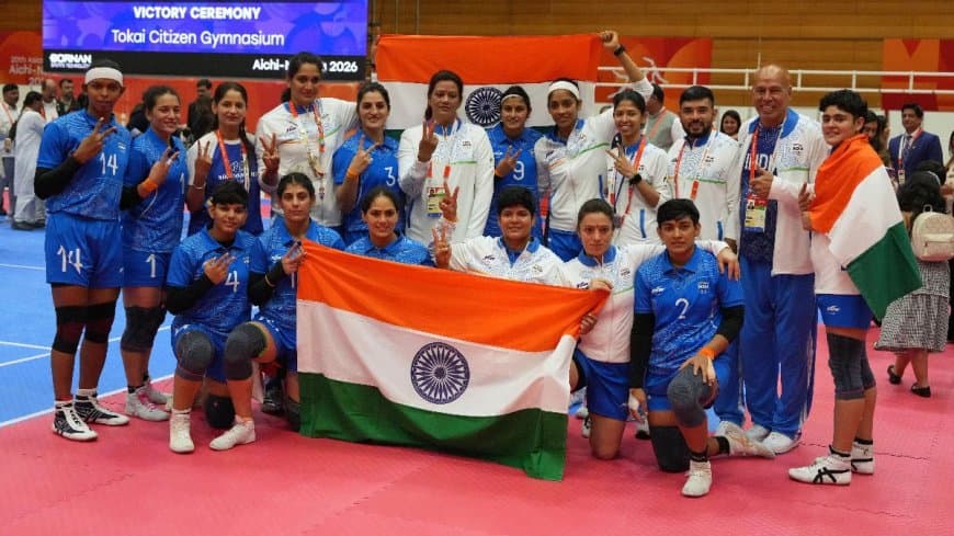 एशियन गेम्स: भारत को तीसरा गोल्ड:महिला कबड्डी टीम ने लगातार 5वीं बार मेडल जीता, 2 सिल्वर, 1 ब्रॉन्ज भी आए एशियन गेम्स: भारत को तीसरा गोल्ड:महिला कबड्डी टीम ने लगातार 5वीं बार मेडल जीता, 2 सिल्वर, 1 ब्रॉन्ज भी आए