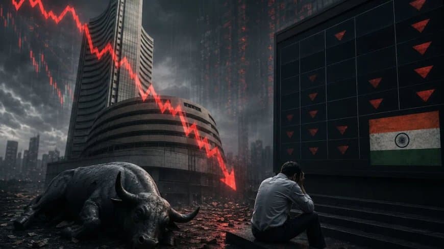 भारतीय शेयर बाजार में फिर गिरावट... सेंसेक्स 1000 अंक टूटा, निफ्टी 23000 के नीचे... निवेशकों की उड़ी नींद भारतीय शेयर बाजार में फिर गिरावट... सेंसेक्स 1000 अंक टूटा, निफ्टी 23000 के नीचे... निवेशकों की उड़ी नींद