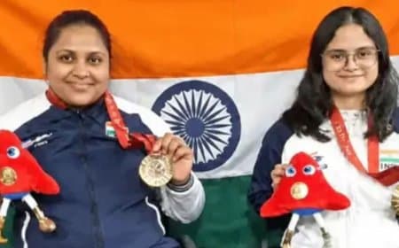 पैरा एशियन गेम्स 2026: मोना अग्रवाल ने जीता गोल्ड, अवनी लेखरा को सिल्वर; शूटिंग में भारत का डबल धमाका पैरा एशियन गेम्स 2026: मोना अग्रवाल ने जीता गोल्ड, अवनी लेखरा को सिल्वर; शूटिंग में भारत का डबल धमाका