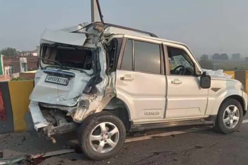 वाराणसी: ओवरब्रिज पर स्कॉर्पियो खड़ी कर रील बना रहे मध्यप्रदेश के चार युवकों को ट्रक ने रौंदा... सभी की मौत